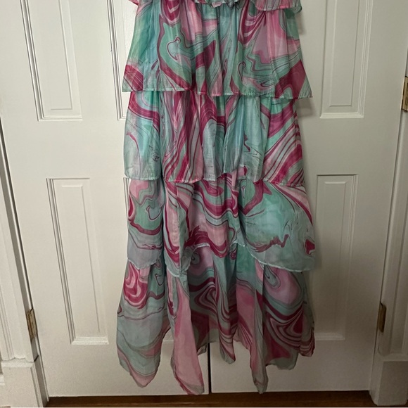 Olivaceous Colorful Dress - Picture 5 of 8